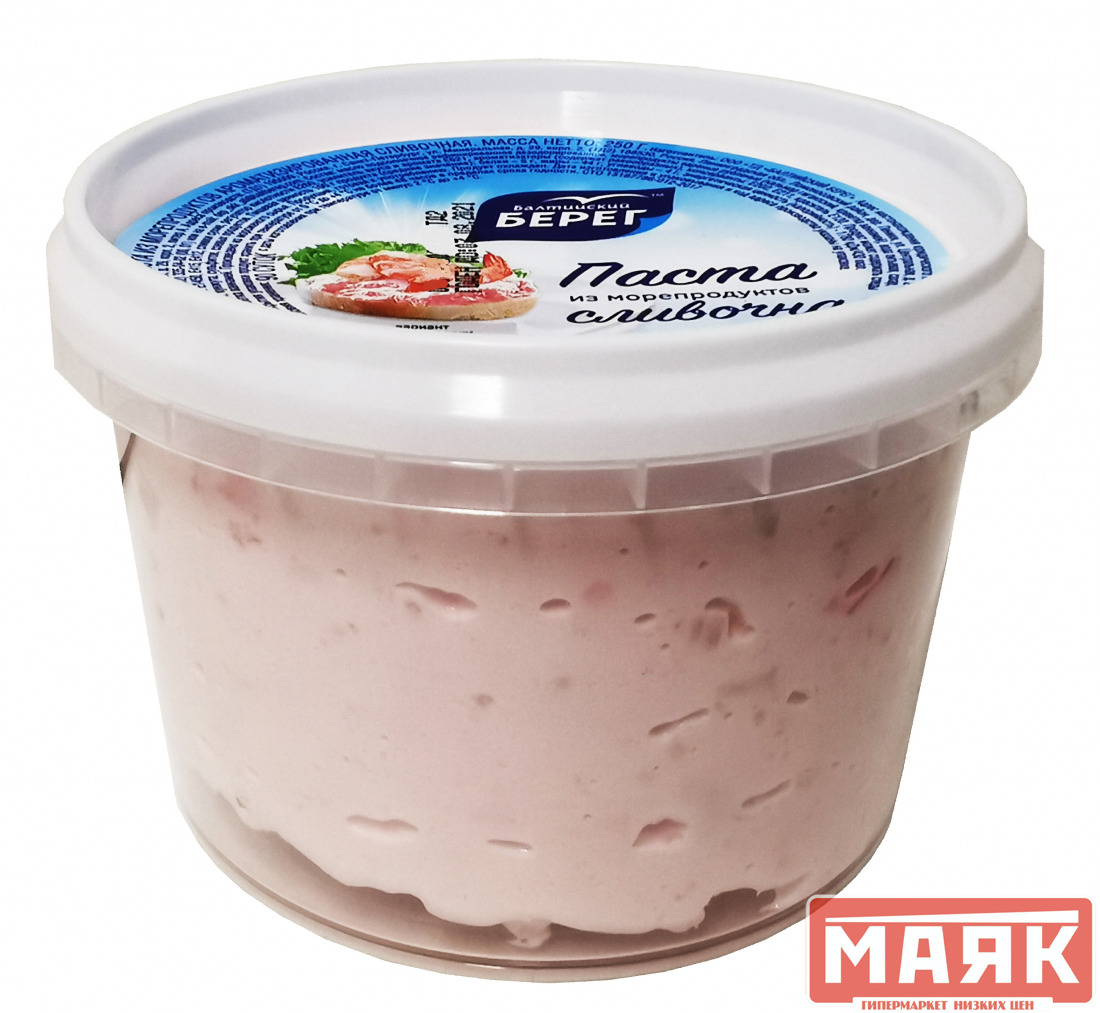 Паста из морепродуктов сливочная 